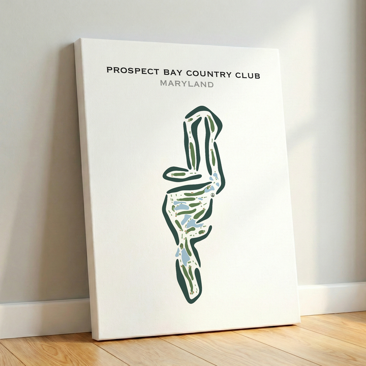 Prospect Bay Country Club, Maryland - Printed Golf Courses