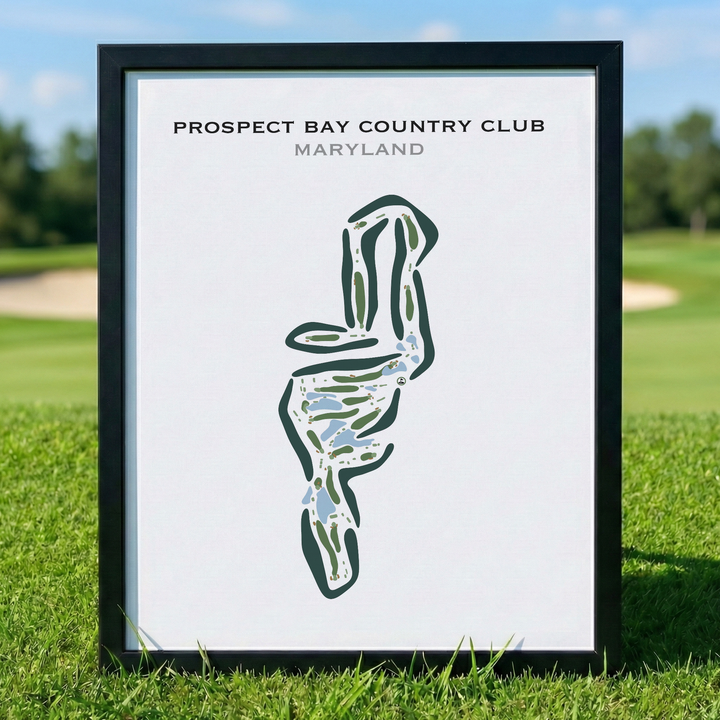 Prospect Bay Country Club, Maryland - Printed Golf Courses