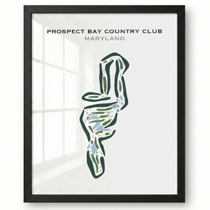 Prospect Bay Country Club, Maryland - Printed Golf Courses