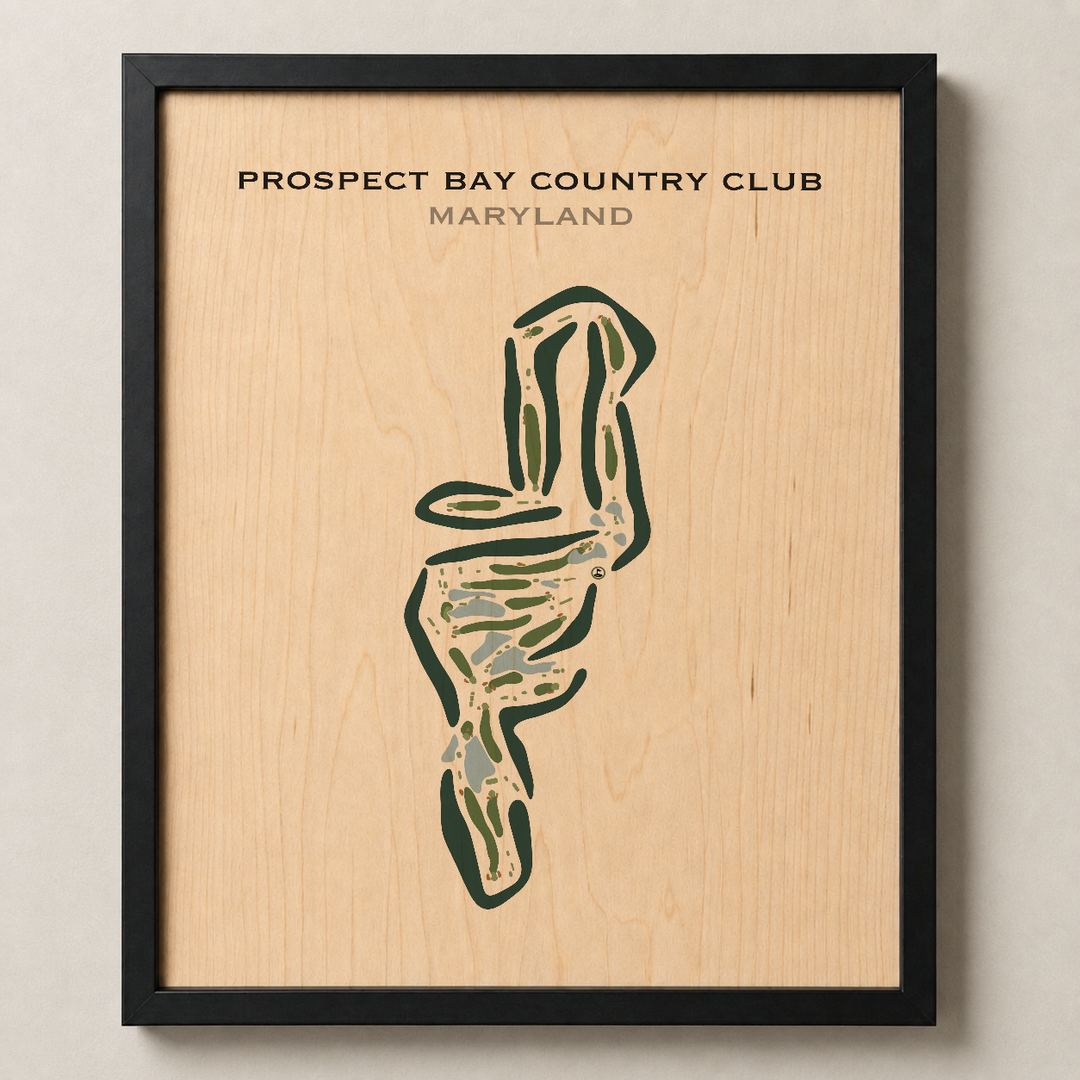 Prospect Bay Country Club, Maryland - Printed Golf Courses