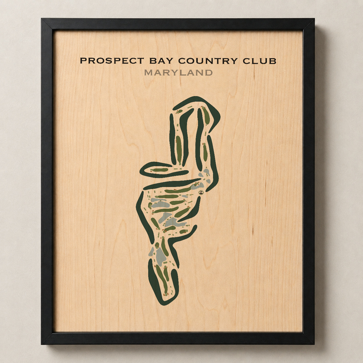 Prospect Bay Country Club, Maryland - Printed Golf Courses