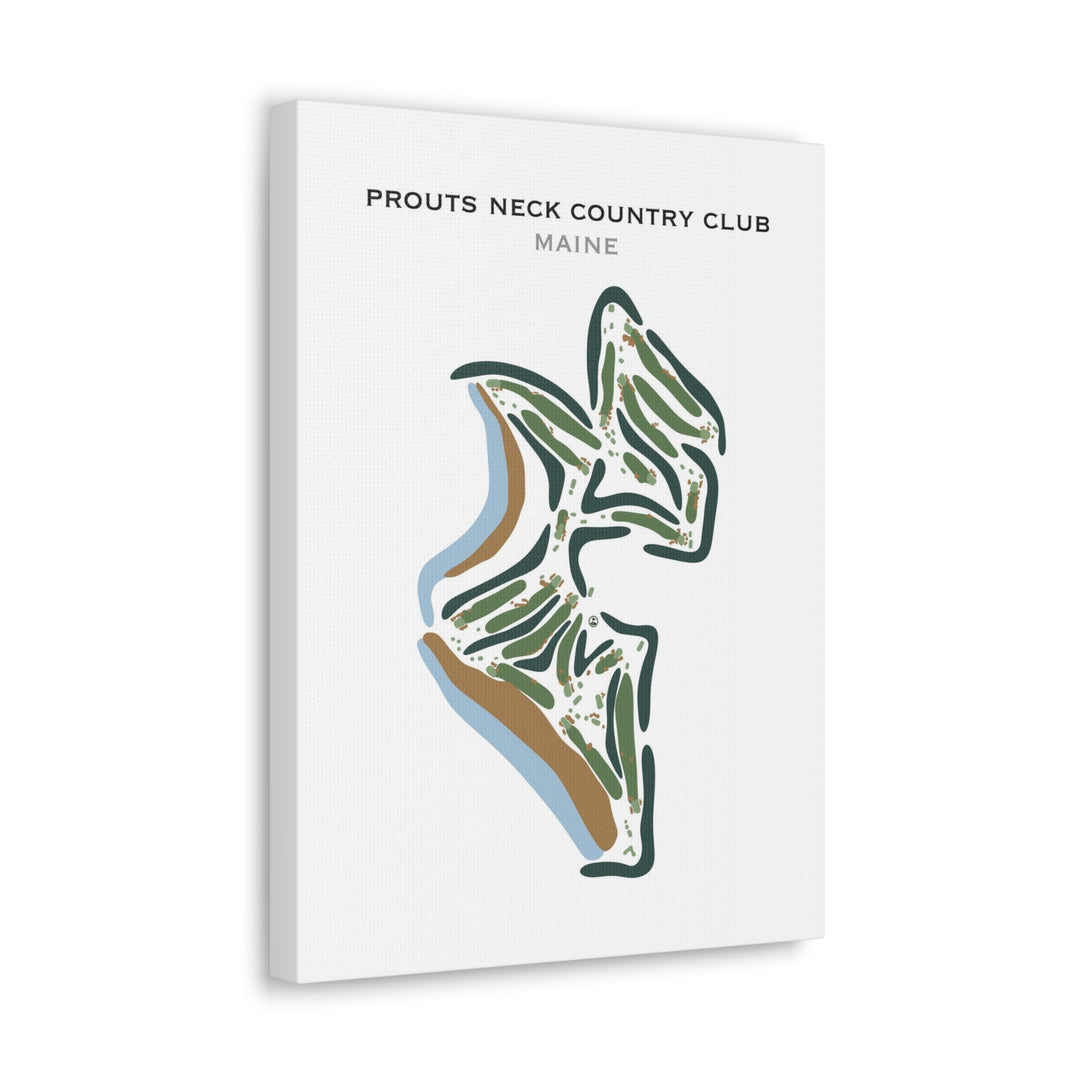 Prouts Neck Country Club, Maine - Printed Golf Course