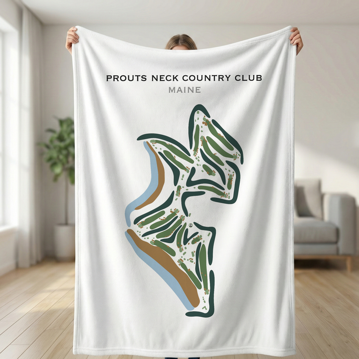 Prouts Neck Country Club, Maine - Printed Golf Course