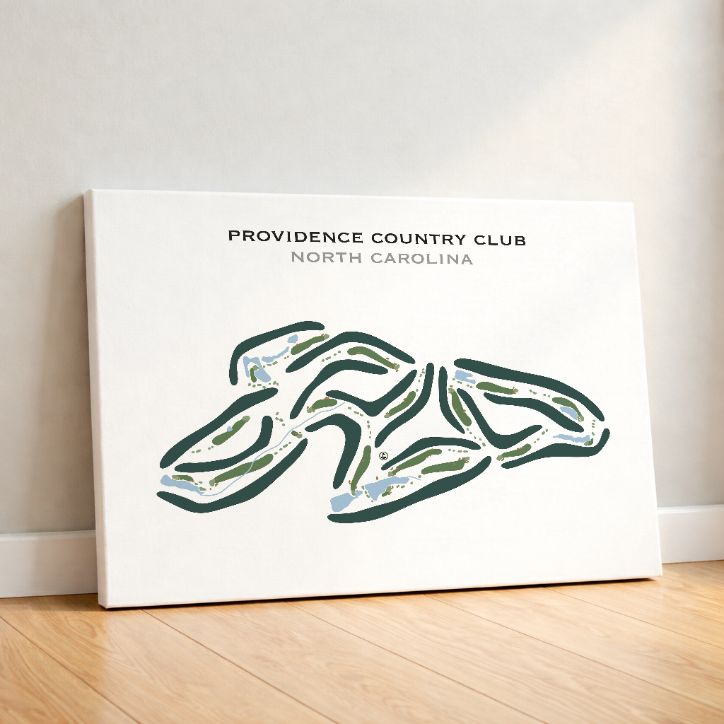 Providence Country Club, North Carolina - Printed Golf Courses