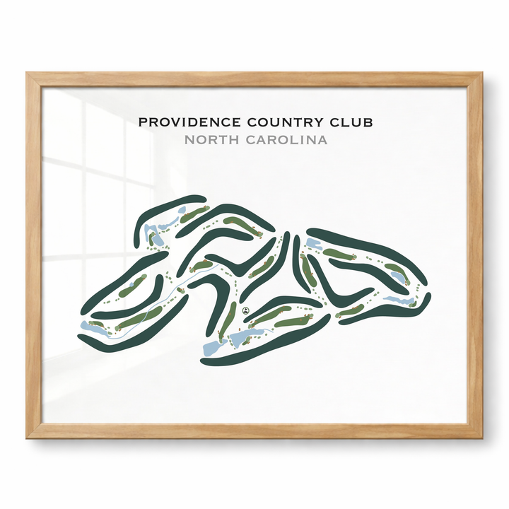 Providence Country Club, North Carolina - Printed Golf Courses