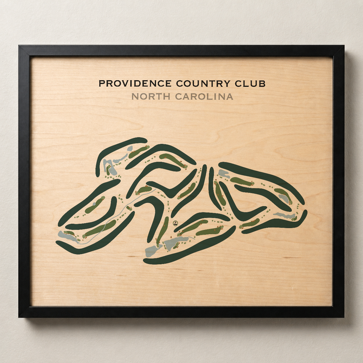 Providence Country Club, North Carolina - Printed Golf Courses