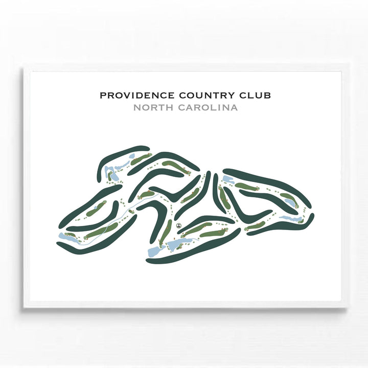 Providence Country Club, North Carolina - Printed Golf Courses