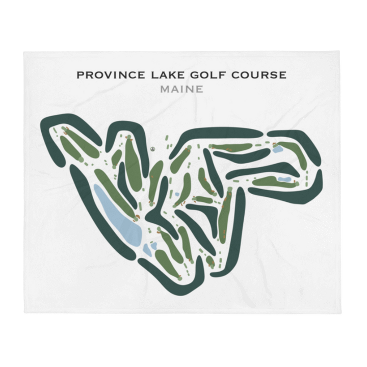 Province Lake Golf Course, Maine - Printed Golf Courses