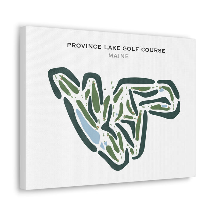 Province Lake Golf Course, Maine - Printed Golf Courses