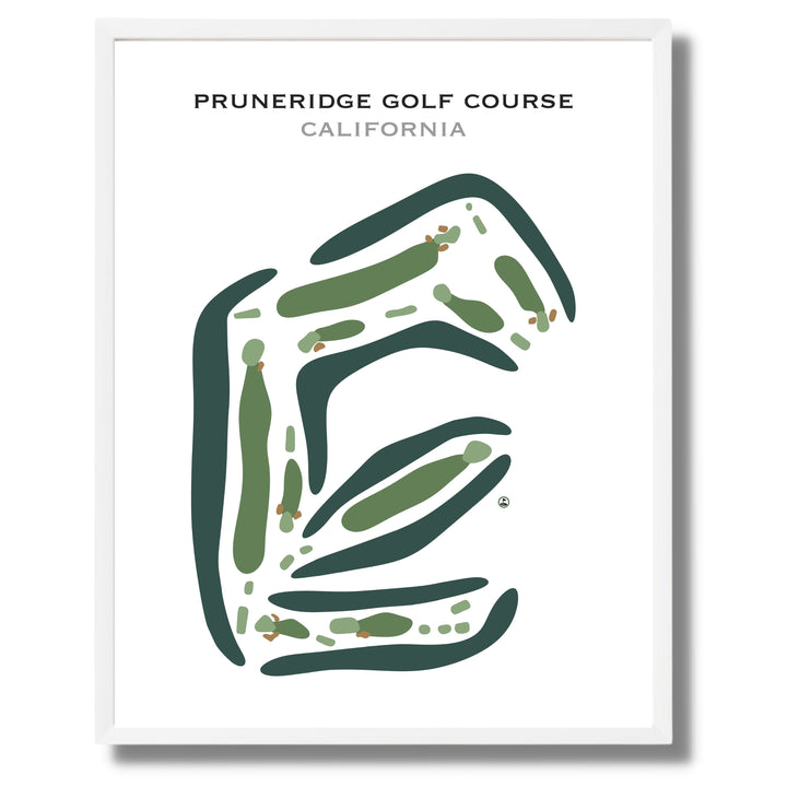 Pruneridge Golf Course, California - Printed Golf Course