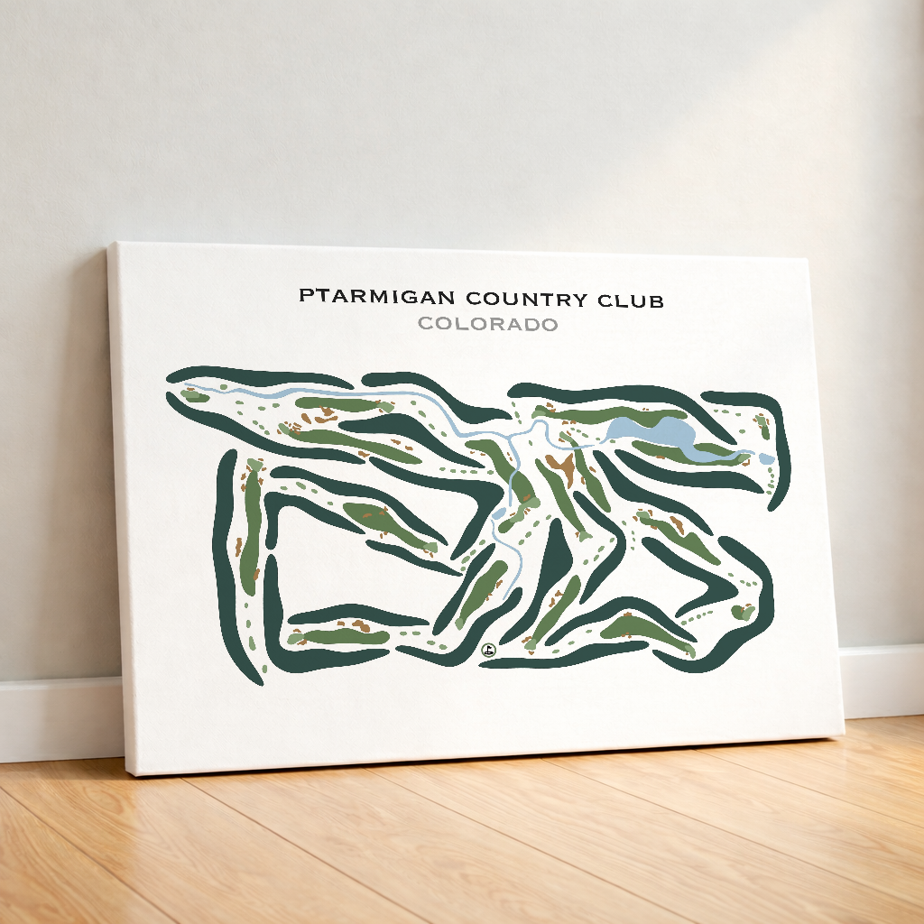 Ptarmigan Country Club, Colorado - Printed Golf Courses