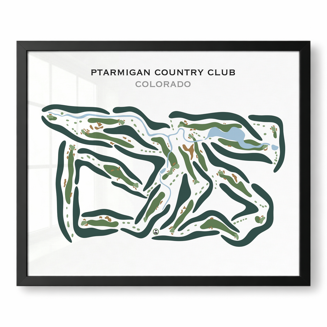 Ptarmigan Country Club, Colorado - Printed Golf Courses
