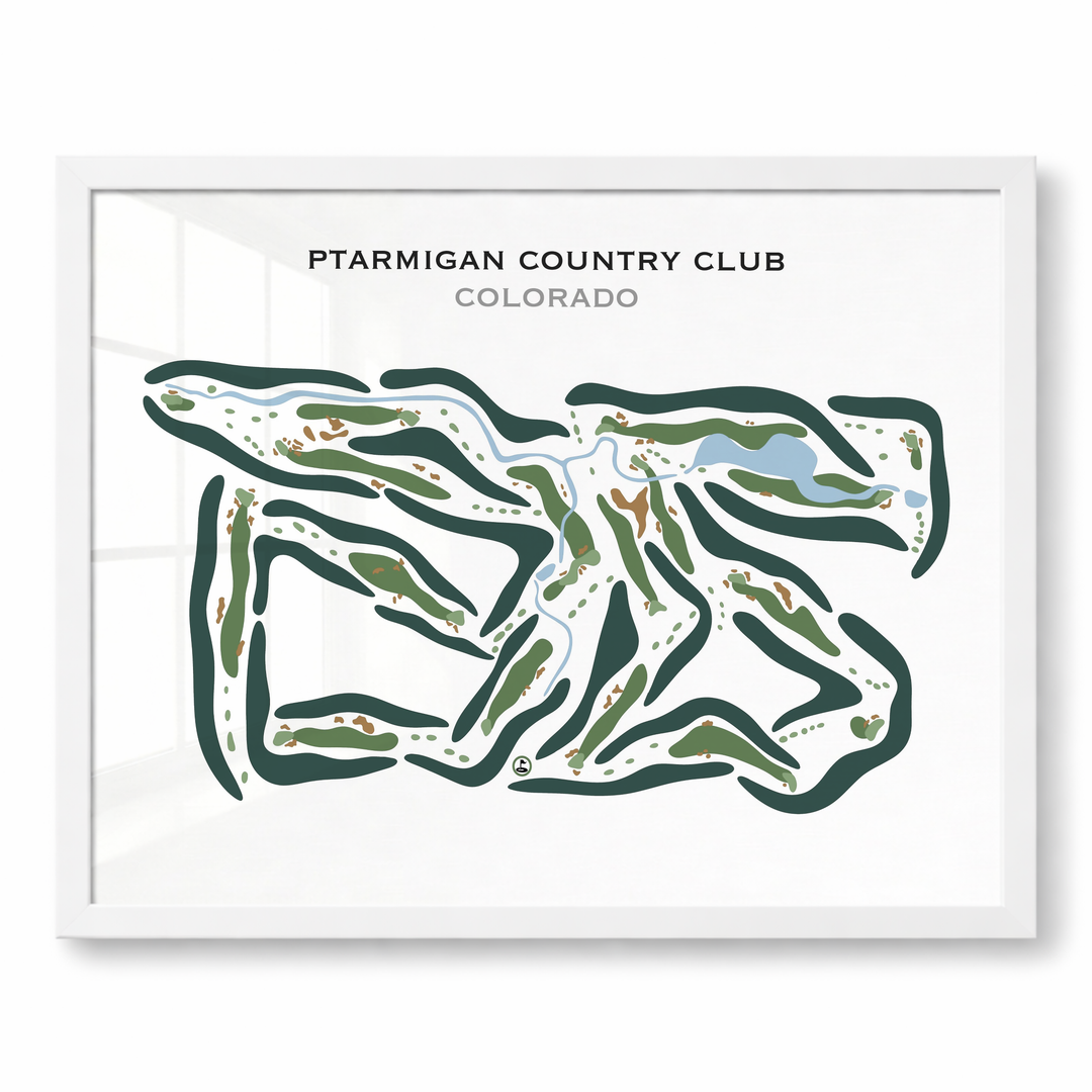 Ptarmigan Country Club, Colorado - Printed Golf Courses