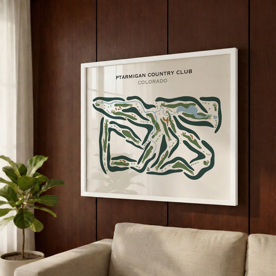 Ptarmigan Country Club, Colorado - Printed Golf Courses