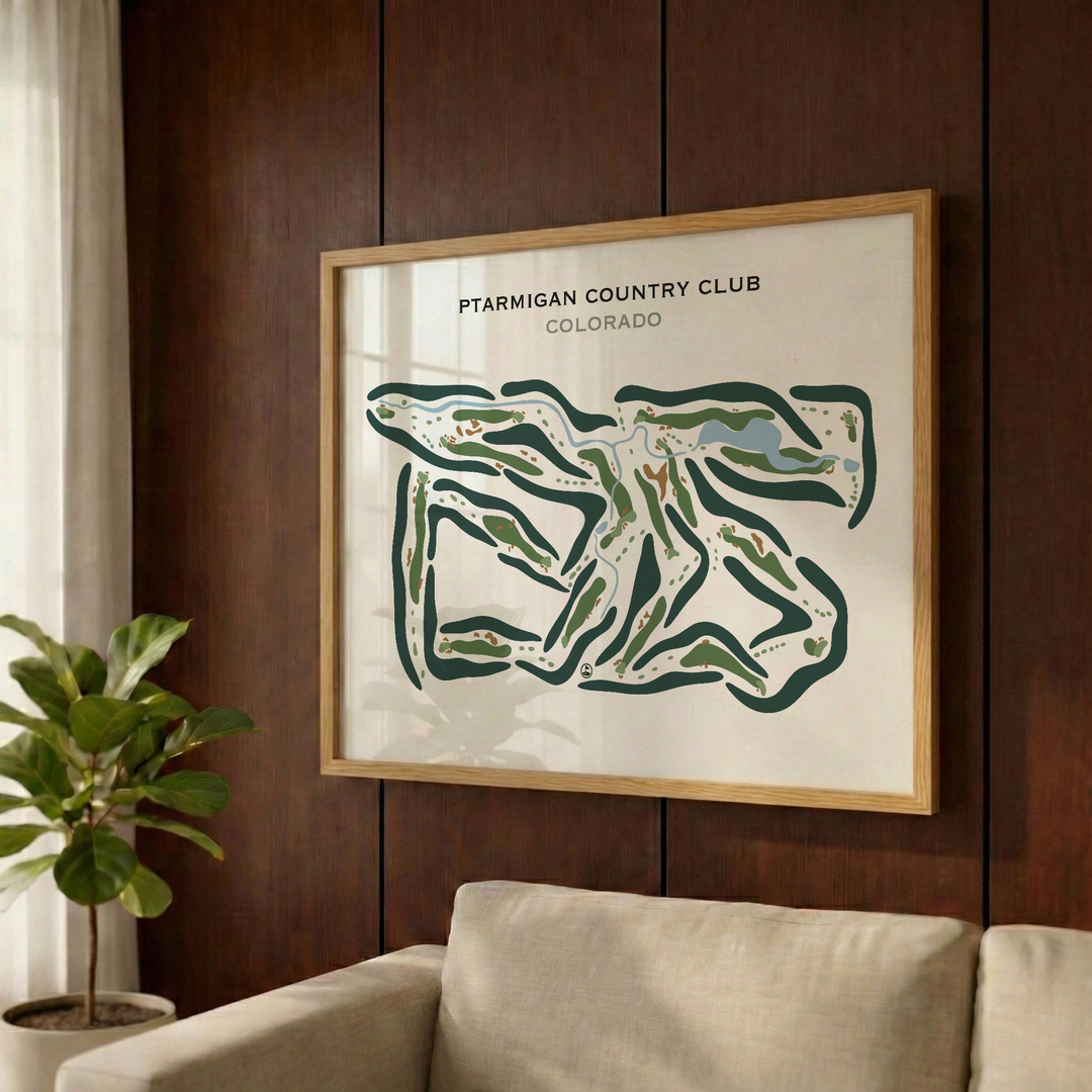 Ptarmigan Country Club, Colorado - Printed Golf Courses