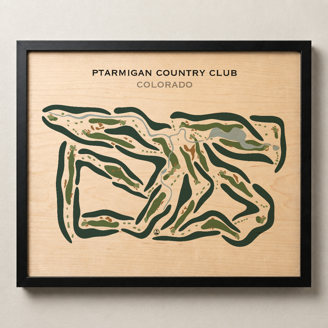 Ptarmigan Country Club, Colorado - Printed Golf Courses