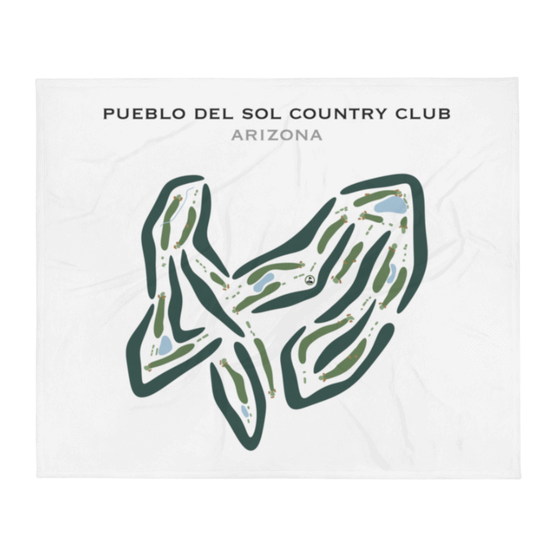 Pueblo Del Sol Country Club, Arizona - Printed Golf Courses