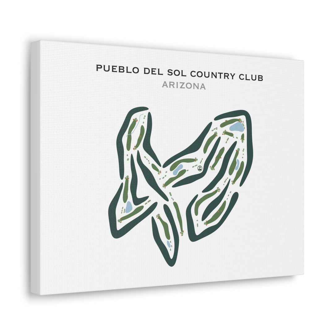 Pueblo Del Sol Country Club, Arizona - Printed Golf Courses