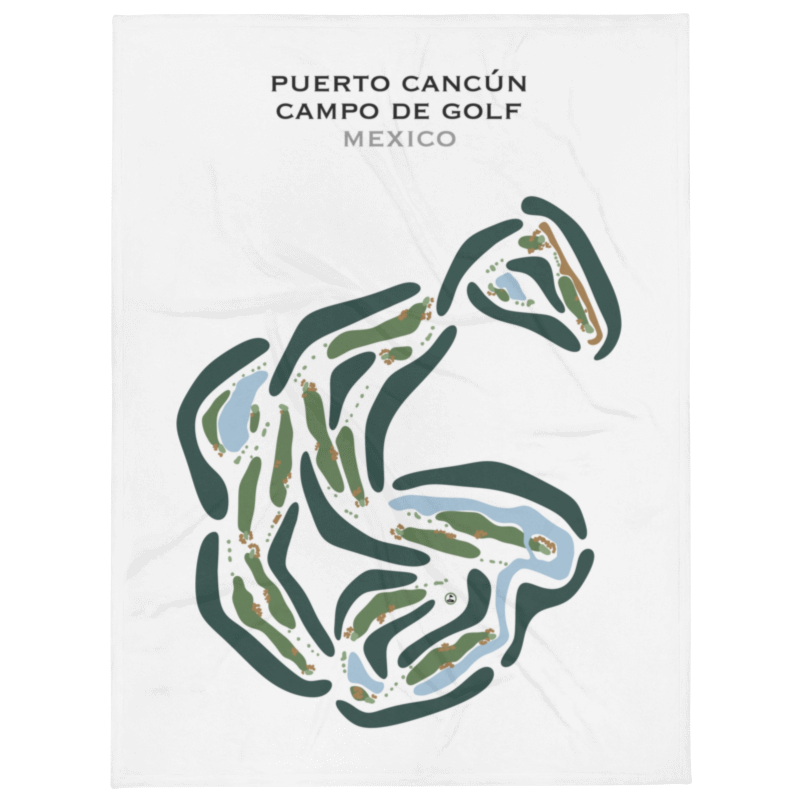 Puerto Cancún Campo de Golf, Mexico - Printed Golf Courses
