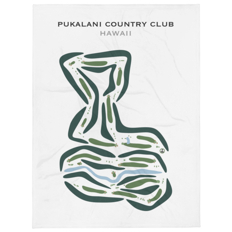 Pukalani Country Club, Hawaii - Printed Golf Courses