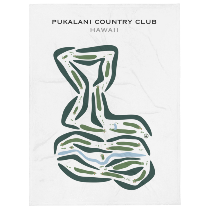 Pukalani Country Club, Hawaii - Printed Golf Courses