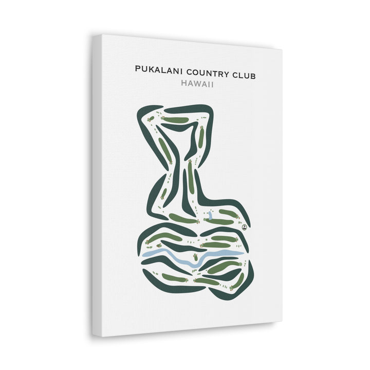 Pukalani Country Club, Hawaii - Printed Golf Courses