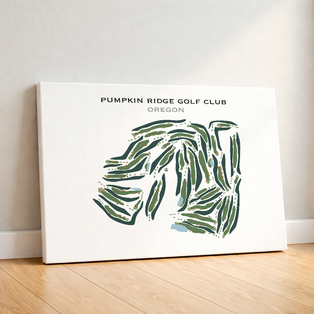 Pumpkin Ridge Golf Club, Oregon - Printed Golf Courses