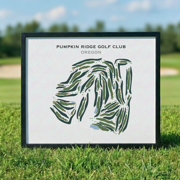 Pumpkin Ridge Golf Club, Oregon - Printed Golf Courses