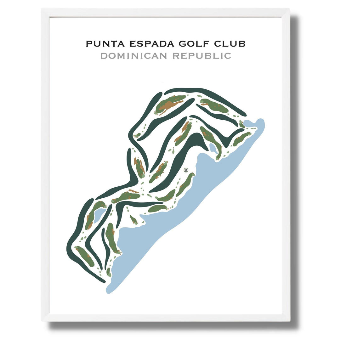 Punta Espada Golf Club, Dominican Republic - Printed Golf Courses - Golf Course Prints