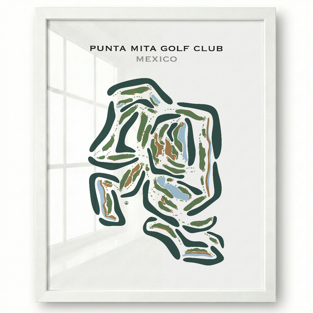 Punta Mita Golf Club, Mexico - Printed Golf Courses