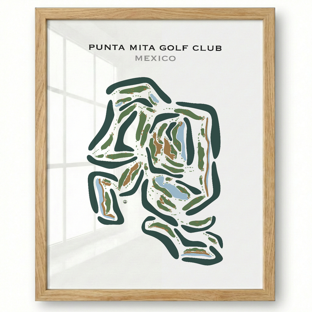 Punta Mita Golf Club, Mexico - Printed Golf Courses