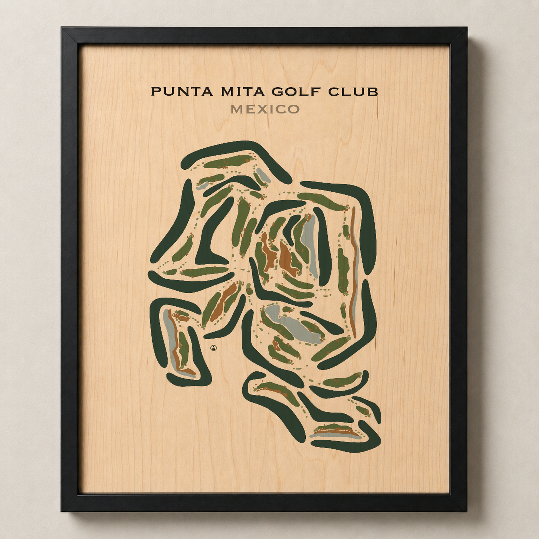 Punta Mita Golf Club, Mexico - Printed Golf Courses