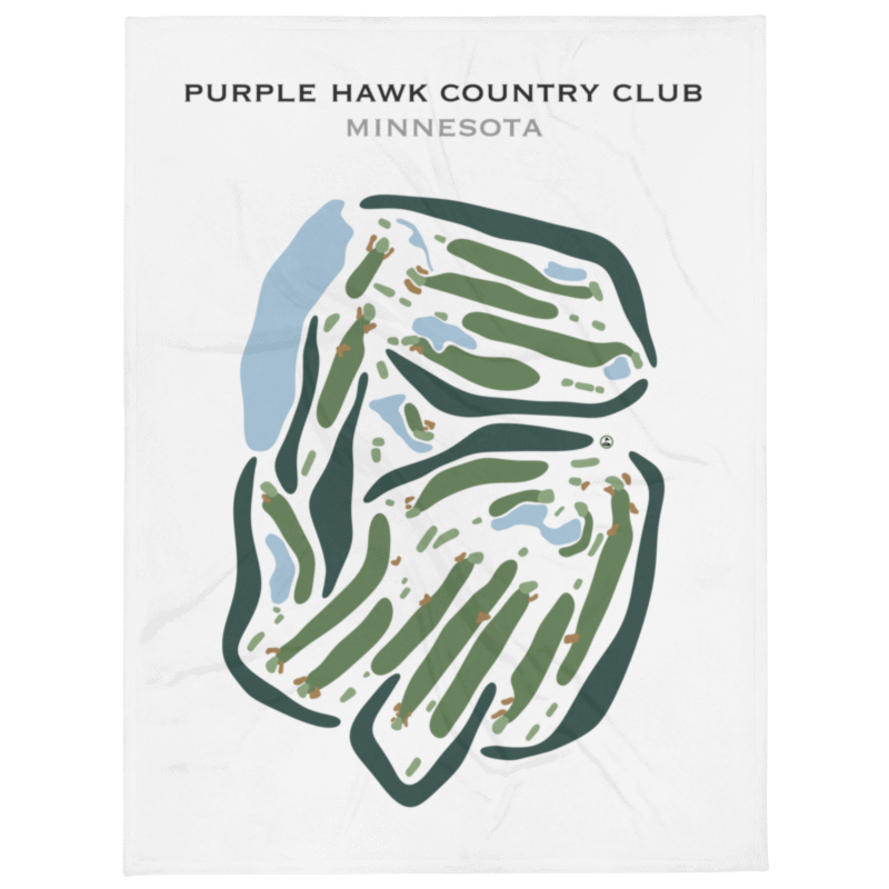 Purple Hawk Country Club, Minnesota - Printed Golf Courses