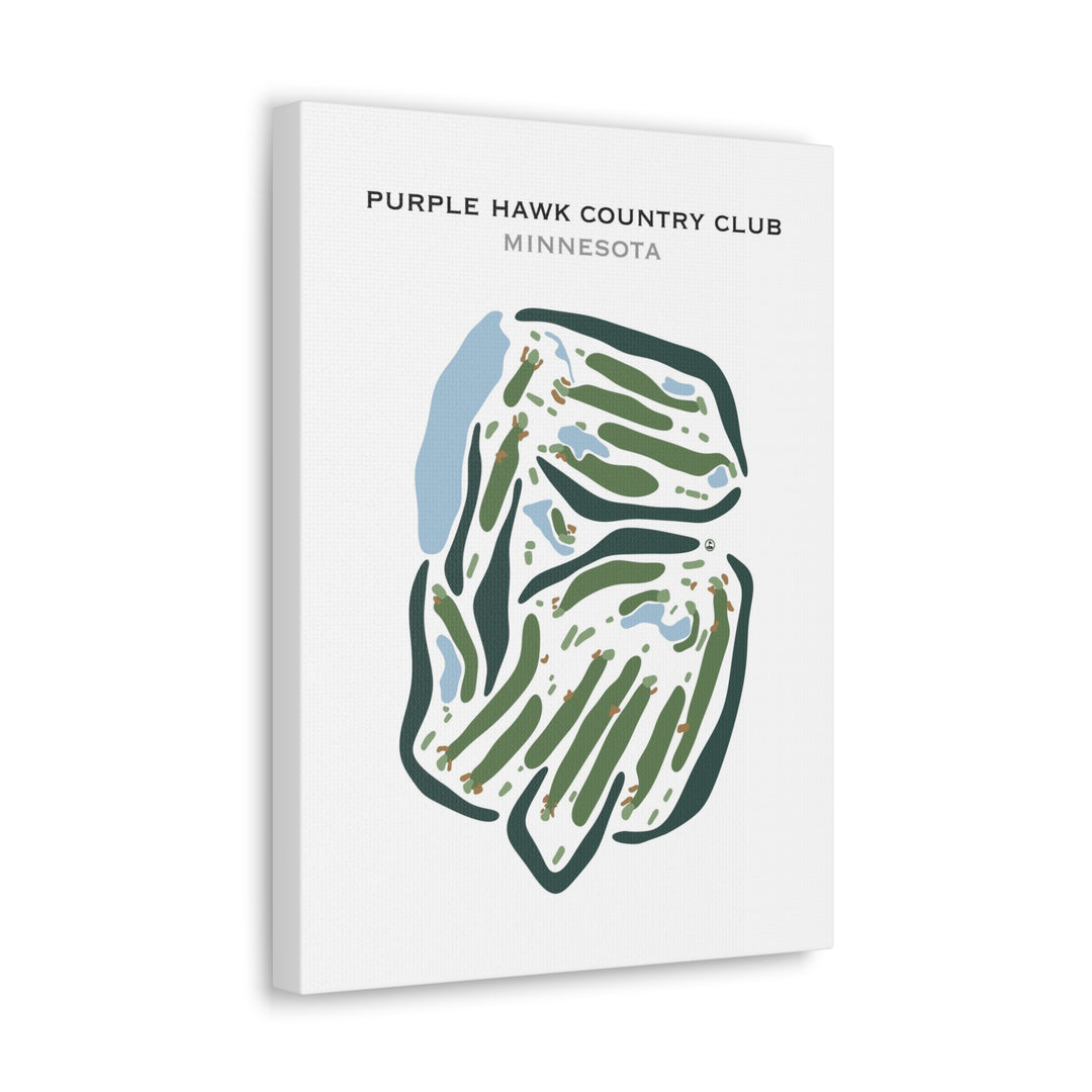 Purple Hawk Country Club, Minnesota - Printed Golf Courses