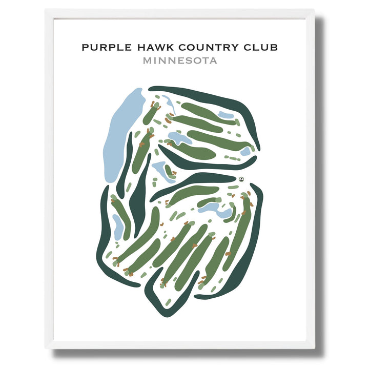 Purple Hawk Country Club, Minnesota - Printed Golf Courses