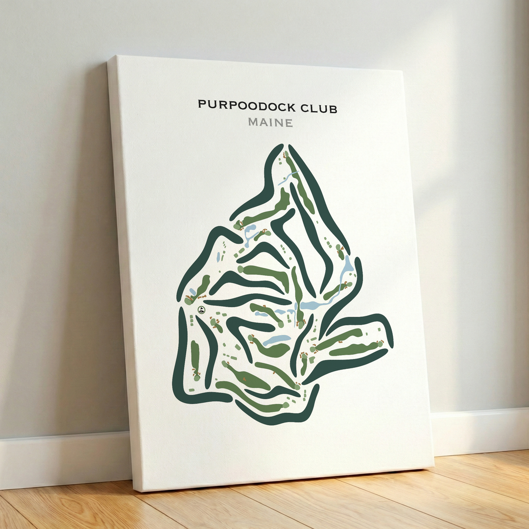 Purpoodock Club, Maine - Printed Golf Courses