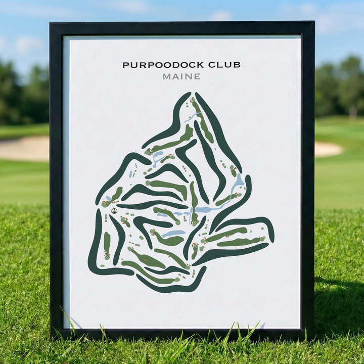 Purpoodock Club, Maine - Printed Golf Courses