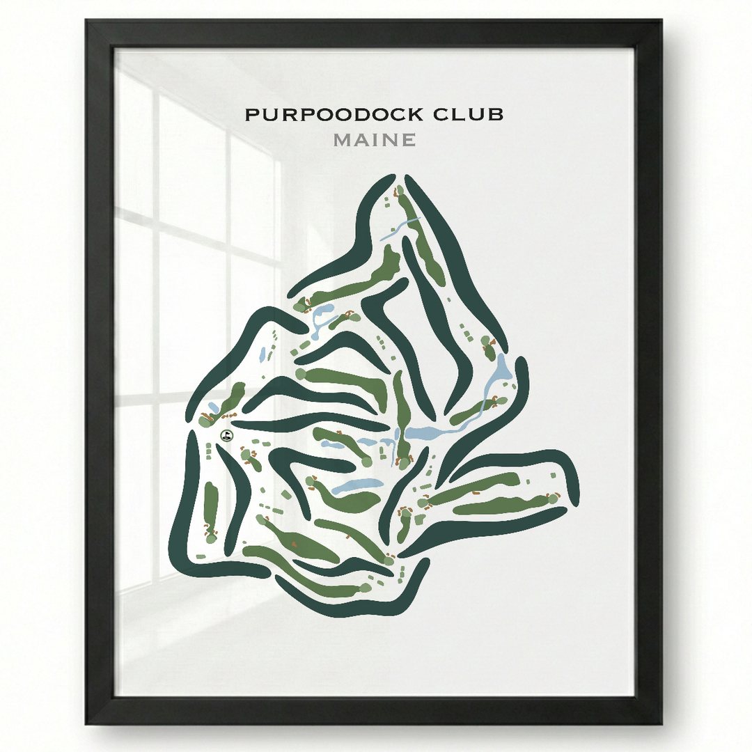 Purpoodock Club, Maine - Printed Golf Courses