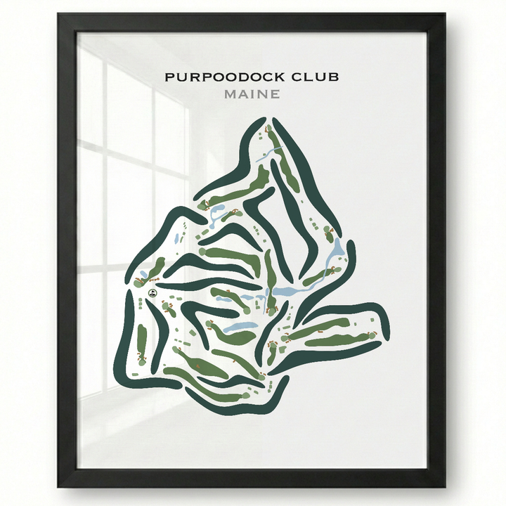 Purpoodock Club, Maine - Printed Golf Courses