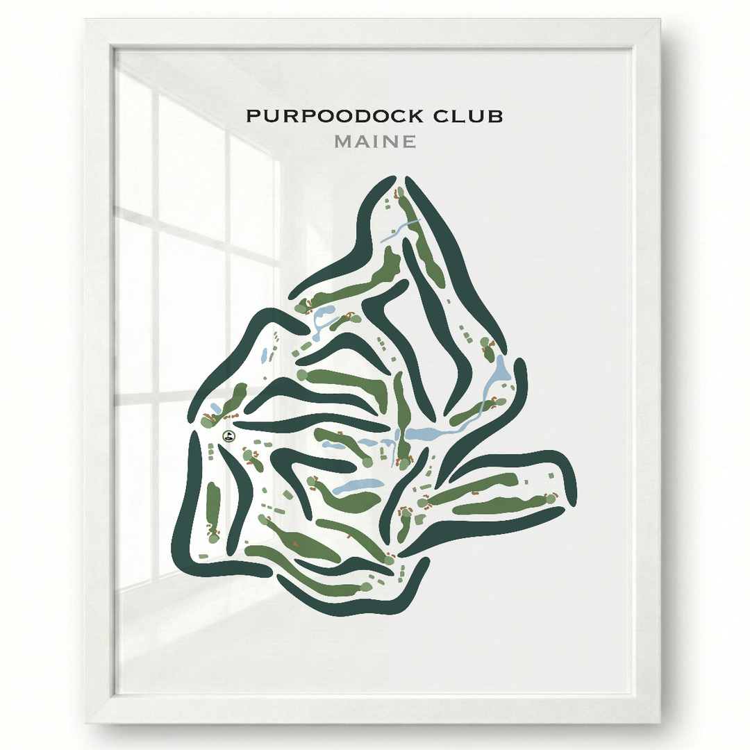 Purpoodock Club, Maine - Printed Golf Courses