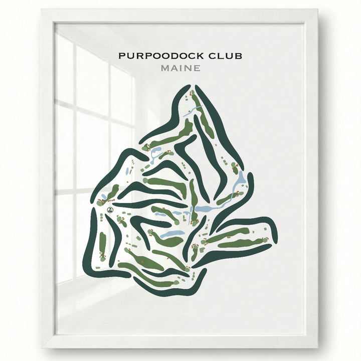 Purpoodock Club, Maine - Printed Golf Courses