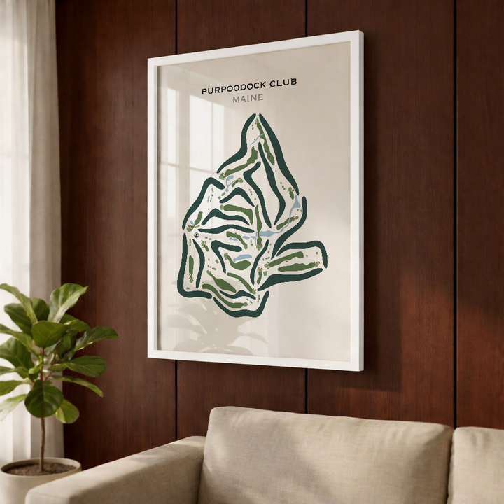 Purpoodock Club, Maine - Printed Golf Courses