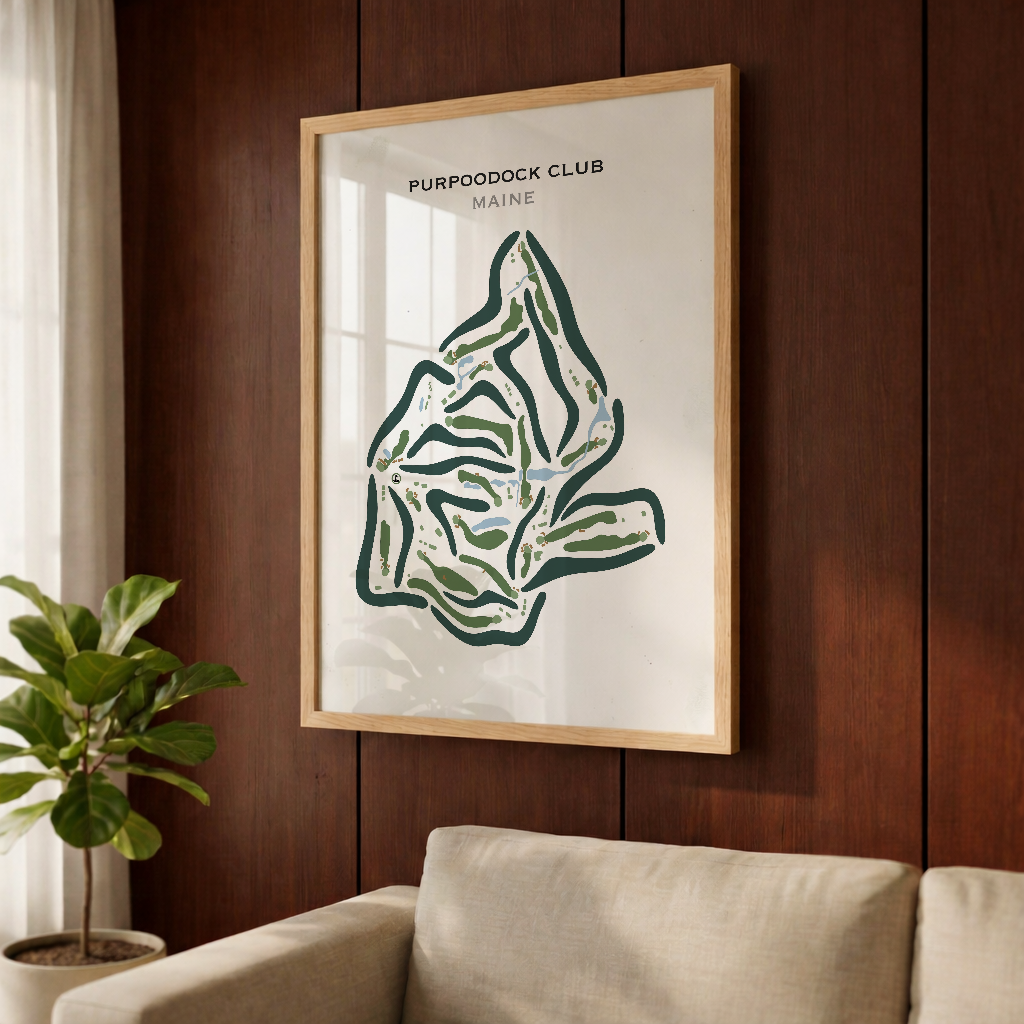 Purpoodock Club, Maine - Printed Golf Courses