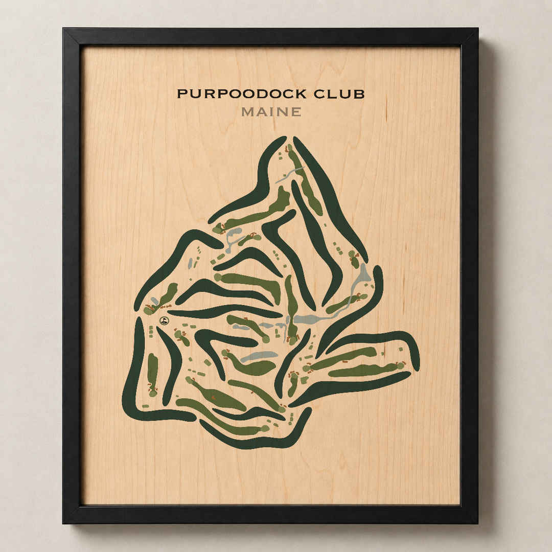 Purpoodock Club, Maine - Printed Golf Courses