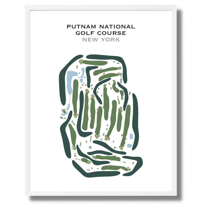 Putnam National Golf Course, New York - Printed Golf Courses