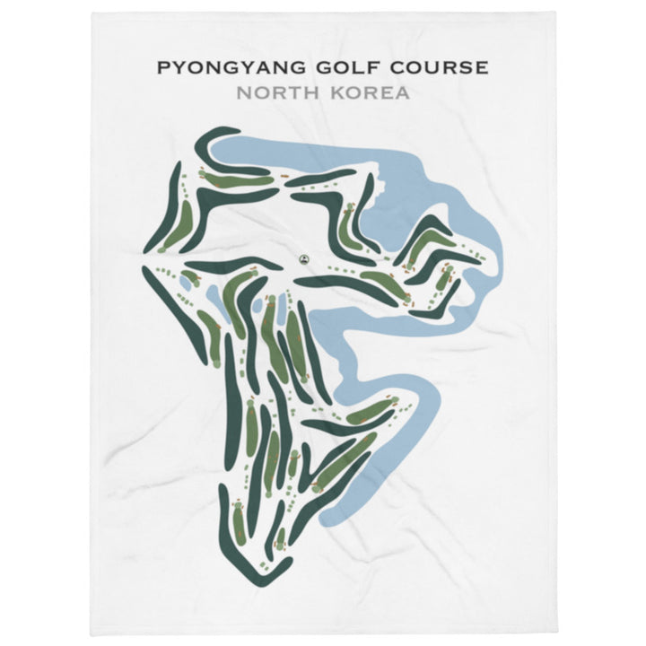 Pyongyang Golf Course, North Korea - Printed Golf Course