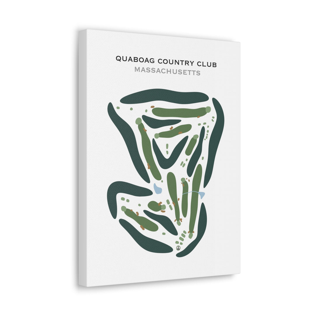 Quaboag Country Club, Massachusetts - Printed Golf Courses