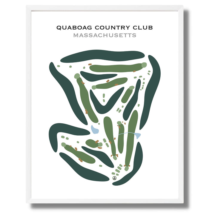 Quaboag Country Club, Massachusetts - Printed Golf Courses