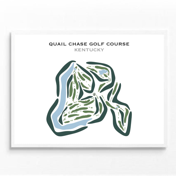 Quail Chase Golf Course, Kentucky - Printed Golf Courses