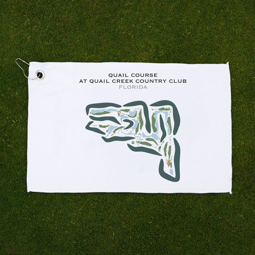 Quail Course at Quail Creek Country Club, Florida  - Printed Golf Courses